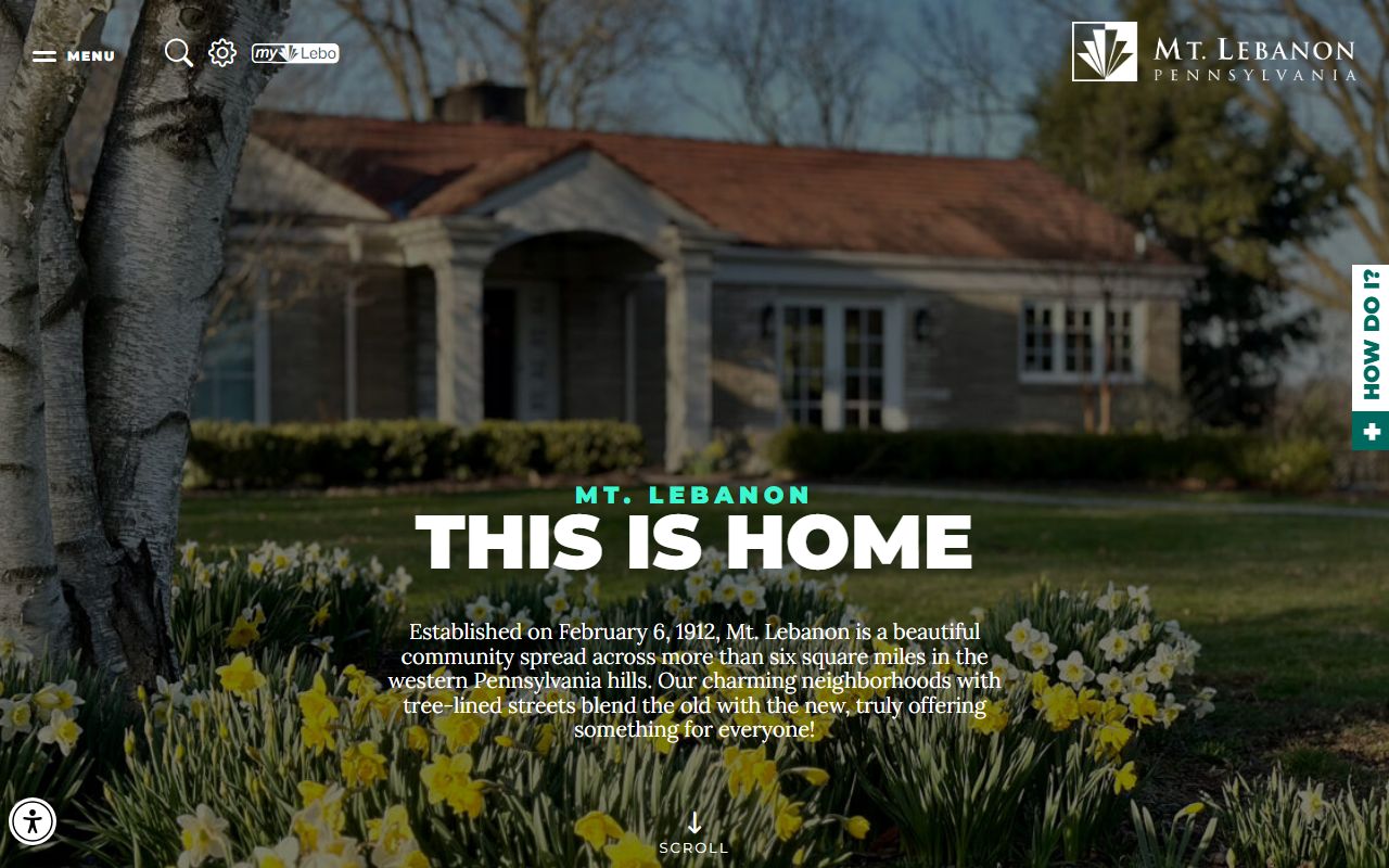 Mount Lebanon Township website for Mount Lebanon white pages