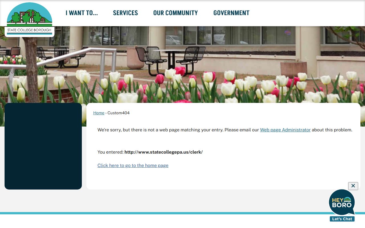 State College Borough Clerk for State College White Pages