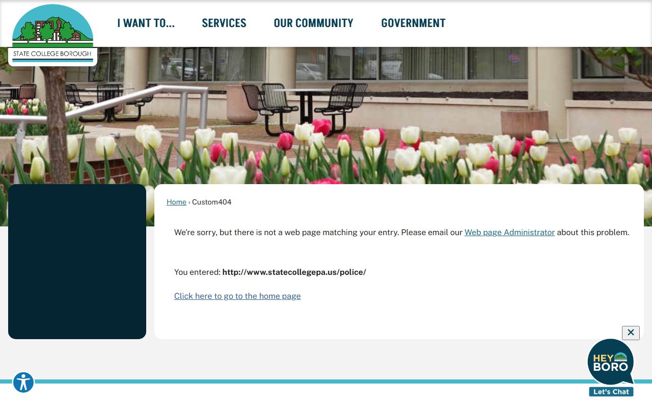 State College Police Department for State College White Pages